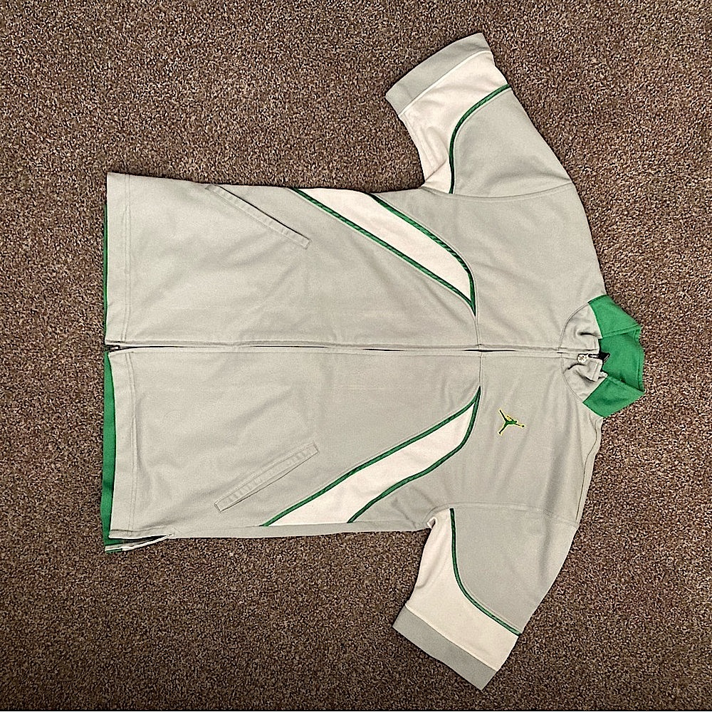 Jordan Gray and Green Athletic Jacket